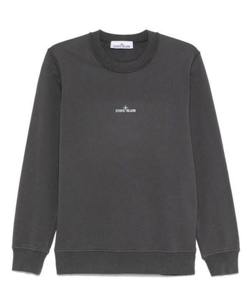 STONE ISLAND 6100665 Baumwoll-Fleece-Sweatshirt K1S15 S0083 V0065 151103707 [P]