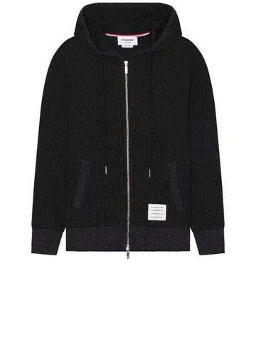Thom Browne 4-Bar Loopback Silk Hooded Zip-Up Jacket MJT430A J0142 001 152201197 [P]