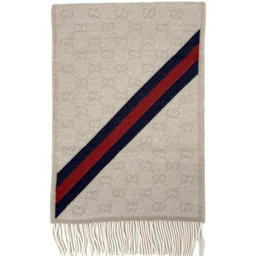 GUCCI 3G200 9568 / ニキ ウェブ ウール マフラー 160367421 [P]