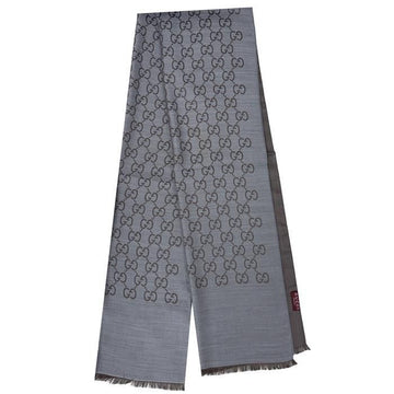 Gucci Reversible Jacquard Wool Silk Scarf 1264 160367436 [P]