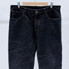 LOUIS VUITTON Monogram Patchwork Denim Hose Schwarz 34 160369719 [P]