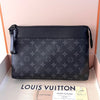 LOUIS VUITTON Clutch Pochette Voyage Souple Monogram Eclipse Pouch Bag M82543 160378930 [P]