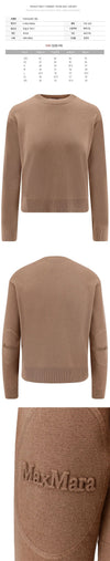 MaxMara 25FW Elbow Patch Wool Knit Brown 2529366091 002 149268377 [P]