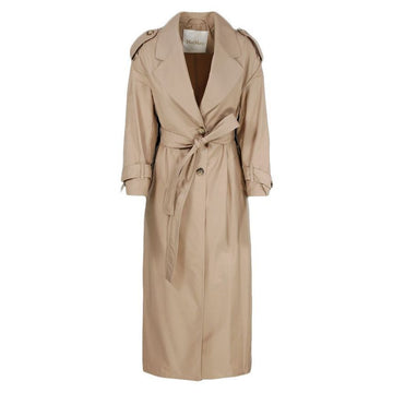 MAXMARA QTRENCH ベルト付き トレンチコート ライトキャメル 2390211137 001 53877124 [P]