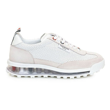 THOM BROWNE テクニカルランナークリアソールスニーカー ホワイト 05584 100 99165734 [P]