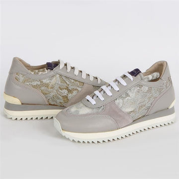 LE SILLA [Kratzern] LACE ACCIAIO Laufiy Schuhe 160401773 [P]