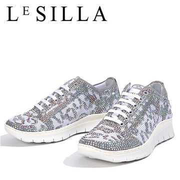 LE SILLA F69972 MABAC ACCIAIO Crystal Running Shoes 160401783 [P]