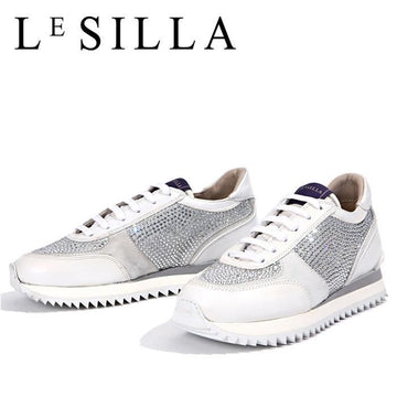 LE SILLA F69032 シフォン カルタ レディース クリスタル ランニング シューズ 160401794 [P]