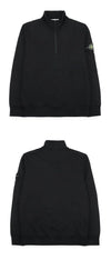 STONE ISLAND Herren Baumwoll Fleece Halber Reißverschluss Sweatshirt 158865549 [P]
