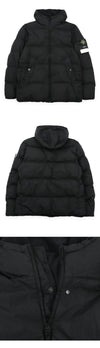 STONE ISLAND Kringel-Wrap-Hoodie-Padding-Jacke für Herren (Schwarz) L2S15 4100037 S0A23 V0029 158756810 [P]