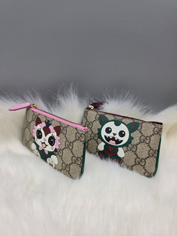 GUCCI Besties Reißverschluss Kartenetui Geldbörse 855376 160401883 [P]