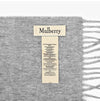 MULBERRY Solide Wolle Fransen Schal 160401916 [P]