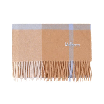 MULBERRY Kleine Karomuster aus Wolle mit Fransen 160401926 [P]