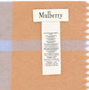 MULBERRY Kleine Karomuster aus Wolle mit Fransen 160401926 [P]