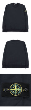 STONE ISLAND Herren Wappen Patch Baumwoll Fleece Sweatshirt (Navy) L2S15 6100060 S0051 V0020 158643272 [P]