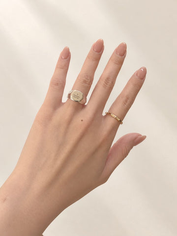 Gucci Trademark Thin Ring Silver Ring 779162 160402284 [P]