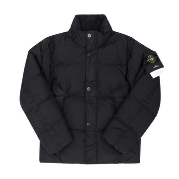 STONE ISLAND Krepp-Lappen mit Logo-Patch Herren-Padding 160402383 [P]