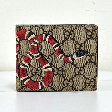Gucci GG Supreme Snake Wallet (451268) 160402873 [P]