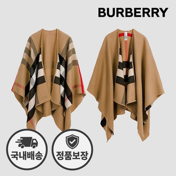 Burberry Reversible Poncho Cape 40294061 Camel 139638466 [P]