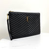 SAINT LAURENT Monogram matelassé Clutch Bag Schwarz (440222) 160403144 [P]