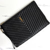 SAINT LAURENT Monogram matelassé Clutch Bag Schwarz (440222) 160403144 [P]