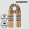 Burberry Checked Wool Silk Scarf Beige 8078779 127469724 [P]