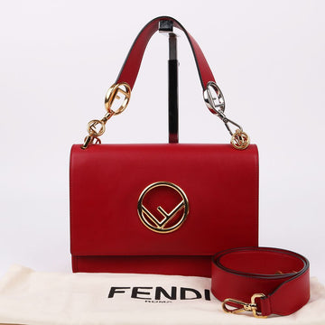 FENDI キャンアイ エフ レッド ショルダーバッグ 8BT284 160405588 [P]