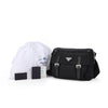 PRADA Nylon Triangular Logo Bella Crossbody Bag 160406051 [P]