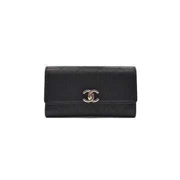 CHANEL ターンロックフラップ長財布 L179503 160406191 [P]