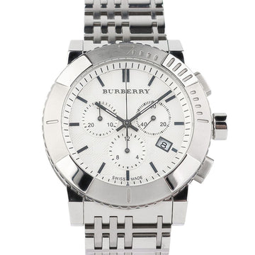 BURBERRY チェックダイアルクロノグラフボーイズウオッチ 37662-6 160406622 [P]