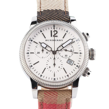 BURBERRY Hauscheck Chronograph Herren Armbanduhr 37662-8 160406730 [P]