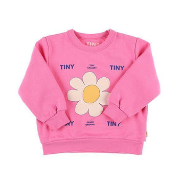 TINY COTTONS マンツーマン AW24-120 P16 デイジー フラワー キッズマンツーマン 115029733 [P]