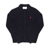 AMI Cardigan Small Heart Logo Polo Herren kardigan 138274400 [P]