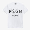 MSGM ブラシドロゴ レディース半袖Tシャツ 2000MDM510 200002 01 139818374 [P]