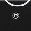 Marine Serre Contrast Ringer Crop T-shirt with Moon Logo 140682776 [P]