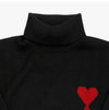 AMI Big Heart Logo Intarsia Knitwear 146843147 [P]