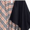Burberry Reversible Fringe Checked Wool Cape 152309877 [P]