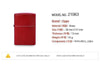 other Classic Candy Apple Red Lighter 155003879 [P]