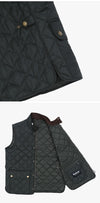 BARBOUR メンズベスト ニュー ロウアーデイル ダイヤモンド キルティング 155484073 [P]