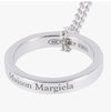 MAISON MARGIELA ネックレス イングレイビング ロゴ リング シルバー 156932664 [P]