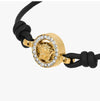 VERSACE Brahmenarmband aus Leder mit Kristallen 159076620 [P]