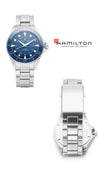 HAMILTON Armbanduhr Khaki Navy Scuba Metallarmbanduhr für Männer 35943817 [P]