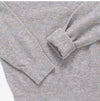 ACNE STUDIOS Pullover B60293 Lichtgrau Braun Melange mit gesticktem Logo 60431130 [P]