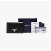 Gucci Saffiano Triangular Logo Black Women's Wallet 159023187 [P]