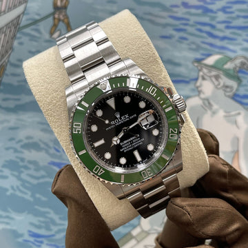 ROLEX Submariner Date 41mm Grün 126610LV 160413646 [P]