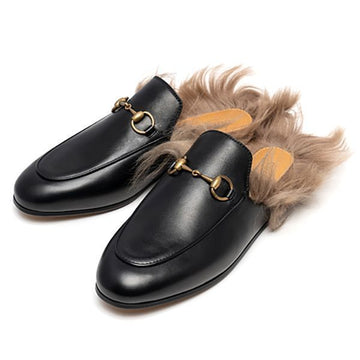 Gucci Princetown Leather Slippers 397749-DKHH0-1063 67190210 [P]