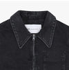 AMI Small Heart Logo Denim Zipper Jacket 157957078 [P]