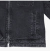 AMI Small Heart Logo Denim Zipper Jacket 157957078 [P]
