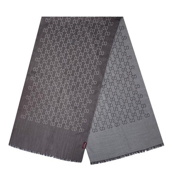Gucci Reversible Jacquard Wool Silk Scarf 1264 160367436 [P]
