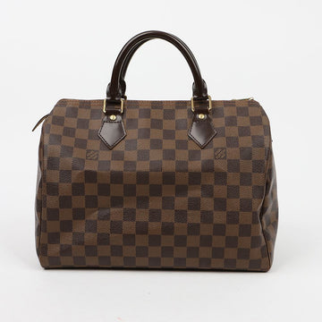 Louis Vuitton Speedy 30 Damier Ebene Canvas Tote Bag 159406029 [P]